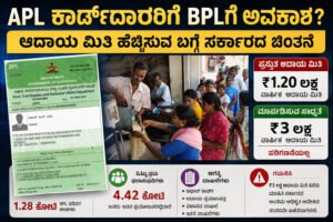 APLನಿಂದ BPLಗೆ ಬದಲಾಗಲು ಅವಕಾಶ? ₹3 ಲಕ್ಷ ಆದಾಯ ಮಿತಿ ಕುರಿತು ಮಹತ್ವದ ಚರ್ಚೆ