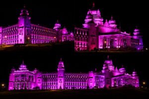 ಗೃಹಲಕ್ಷ್ಮಿಗೆ ಮೂರು ವರ್ಷ: ಪಿಂಕ್ ಲೈಟ್‌ನಲ್ಲಿ ಬೆಳಗಲಿದೆ ಸುವರ್ಣಸೌಧ